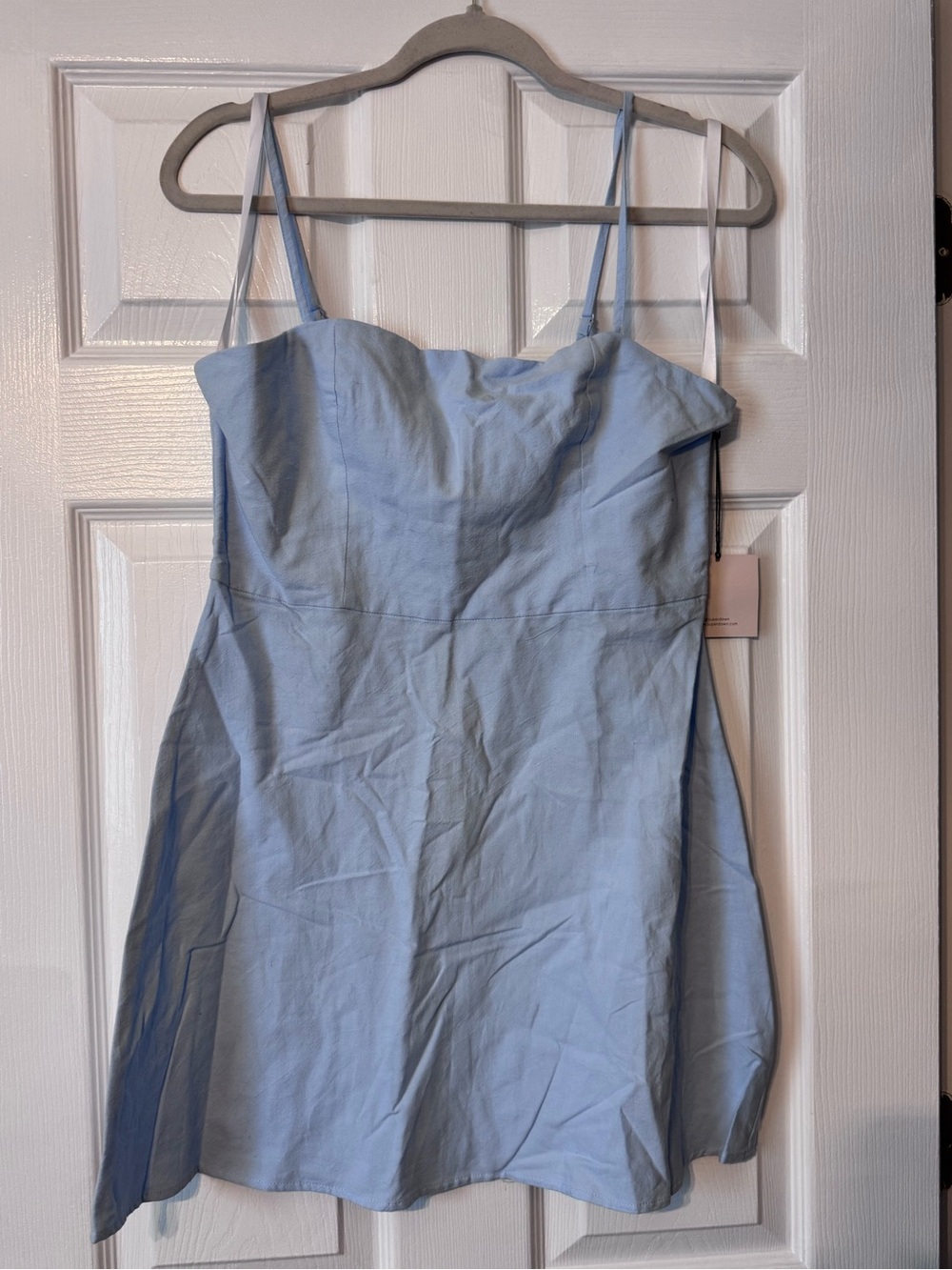 Super down Baby Blue Mini Dress